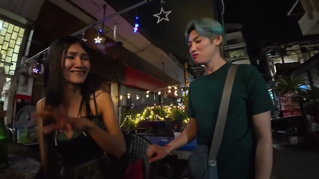 Drinking in Thai Backstreets With Freelancers and Ladyboys 😜 #asiatravel #farangthailand #travel