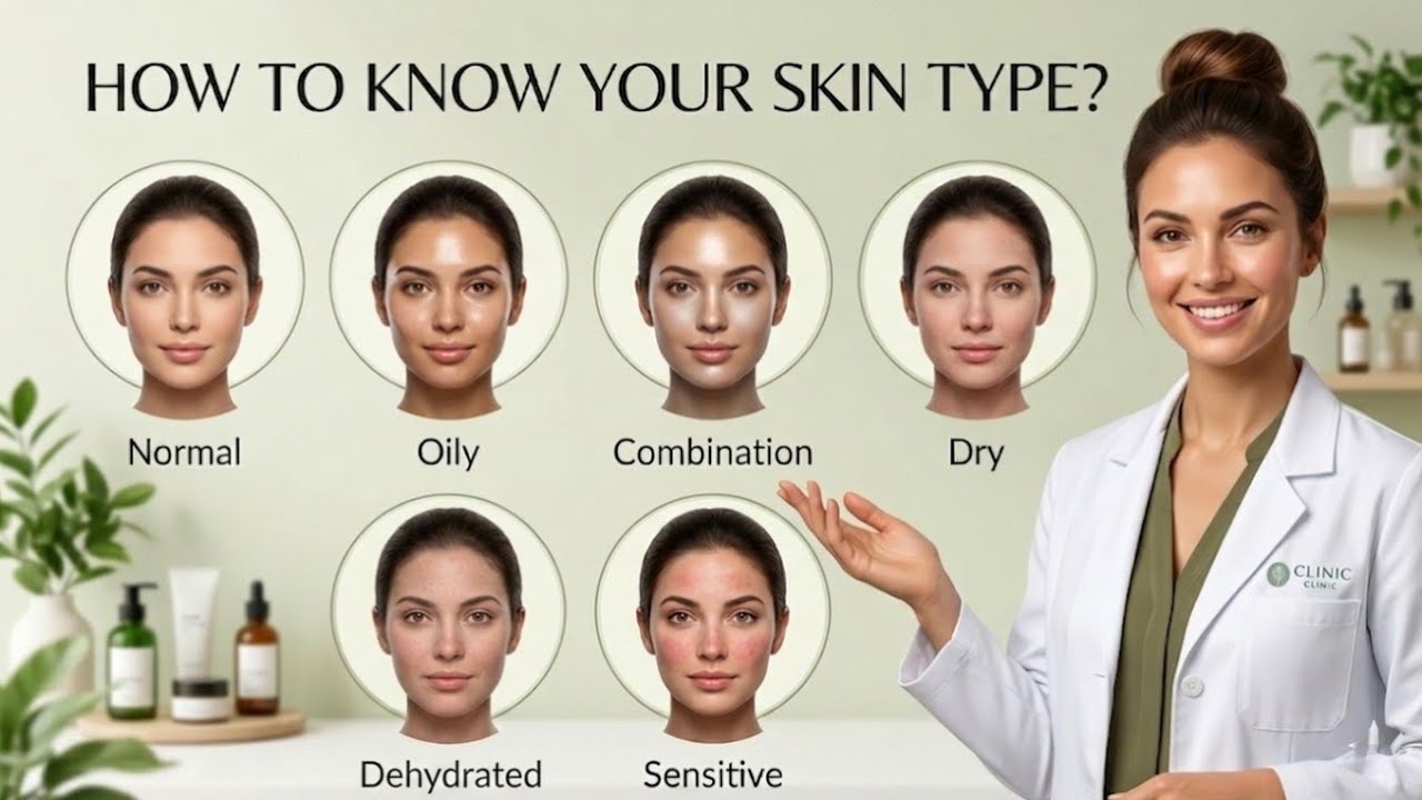 🤔 Skin Type kaise Jane | Skin Type kaise Pata Kare | Dry , Oily ,Normal , Combination , Sensitive.