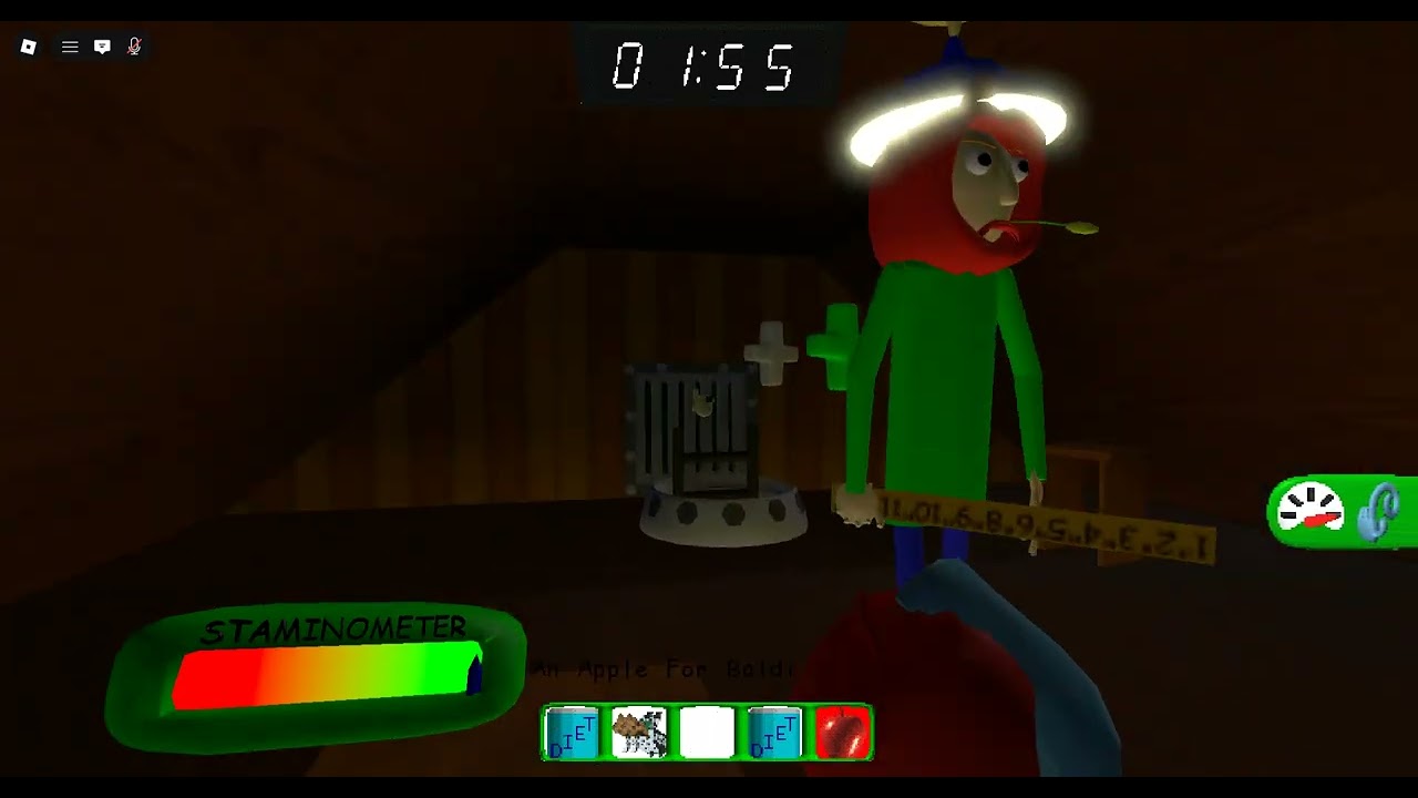 Surviving almost 4 minutes of LMS | Baldi Frenzy (Roblox)