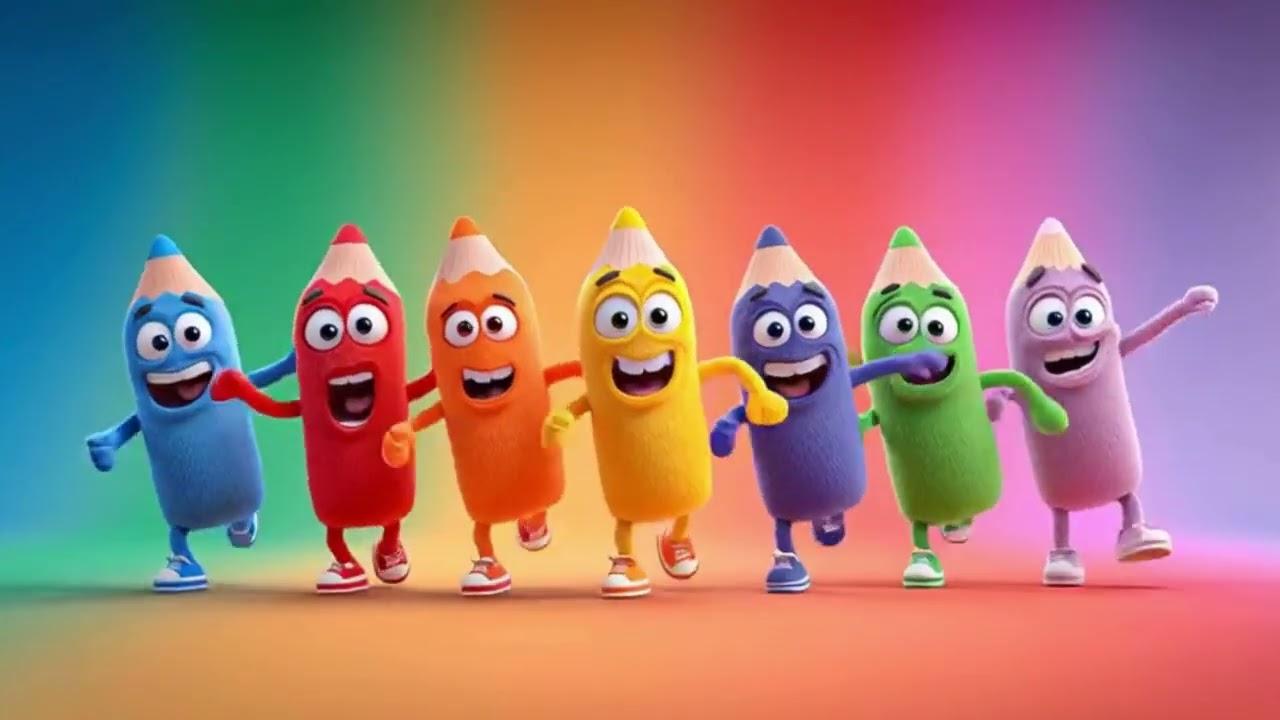 Los Lápices de Colores 🎨 | Canción Infantil Animada