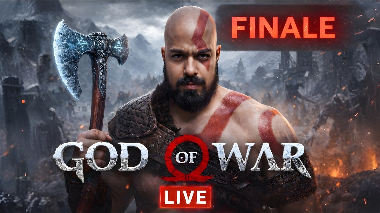GOD OF WAR on HARDEST MODE 😈| DAY 6 | NO MERCY RUN 🔥FINALE ENDING LIVE ⚔️ Boss Fights #livegaming