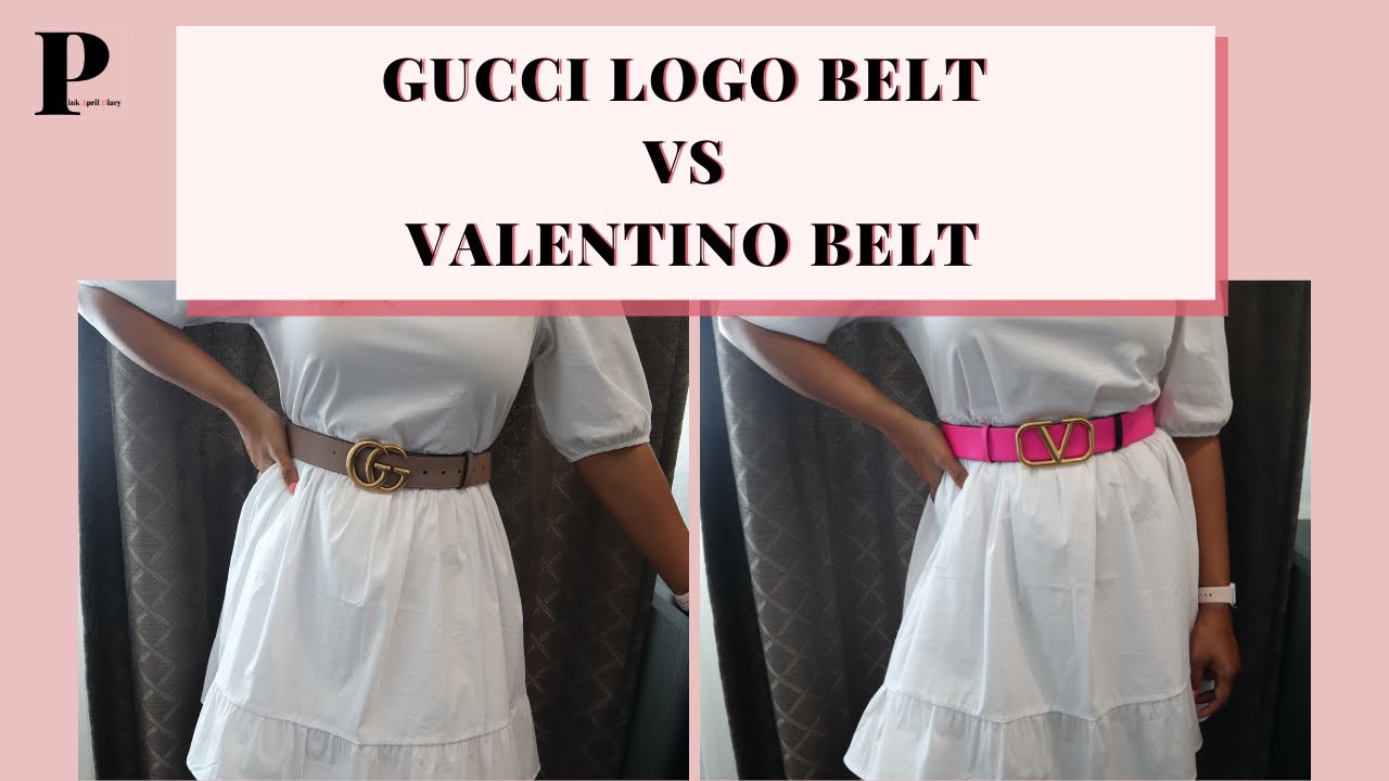 Gucci Marmont VS Valentino Vlogo Belt | Comparison & Review