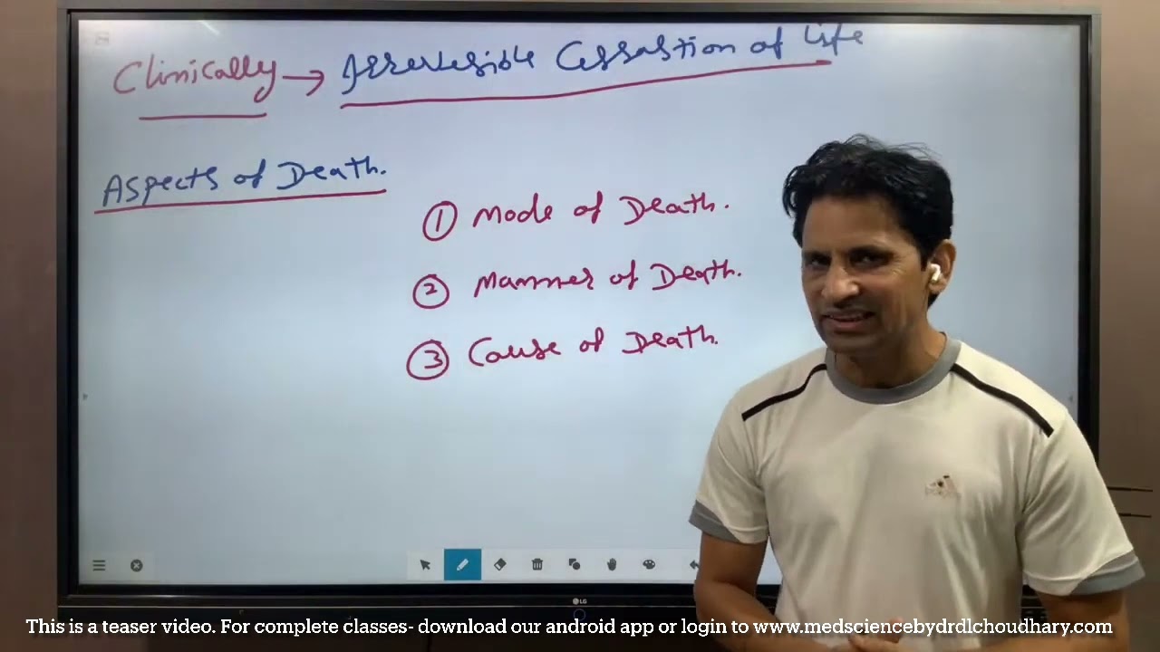 Death & its medico-legal aspect in hindi। Agad Tantra