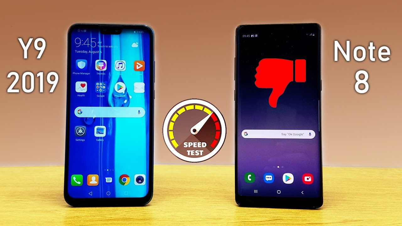 Huawei Y9 2019 vs Samsung Galaxy Note 8 Speed Test! Midrange vs Flagship🔥🔥