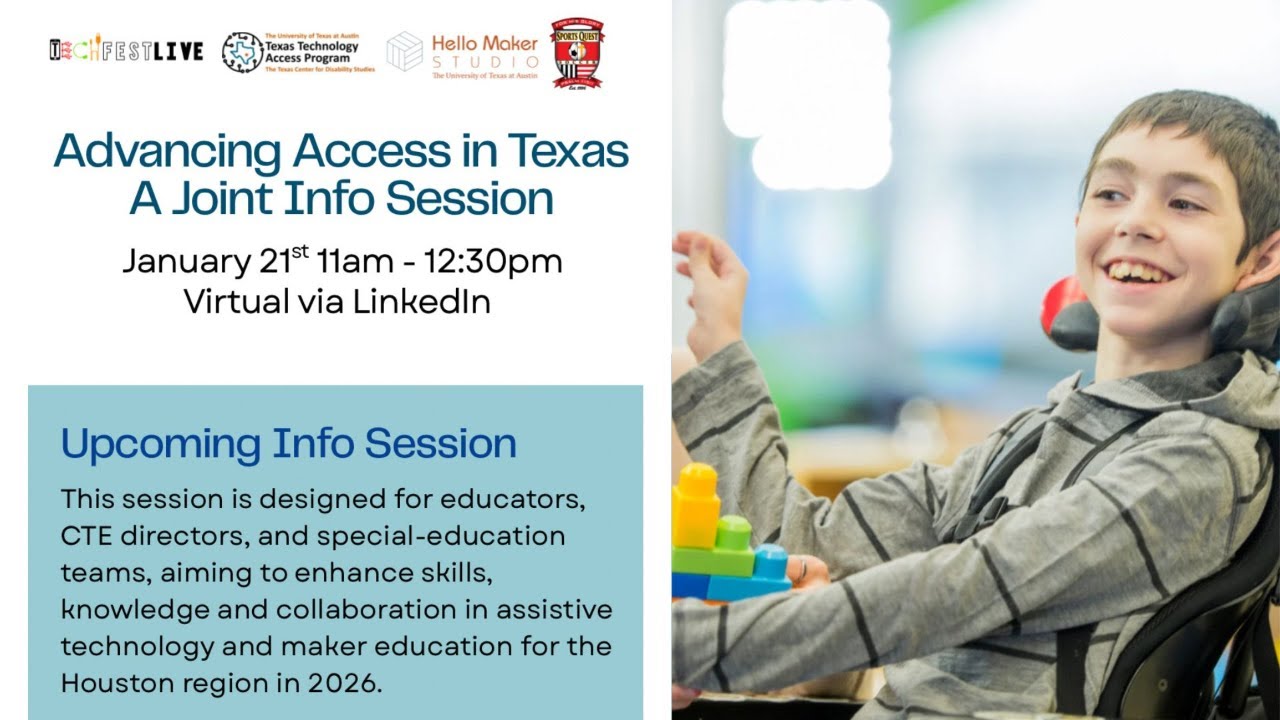 Advancing Access in Texas: A Joint Info Session