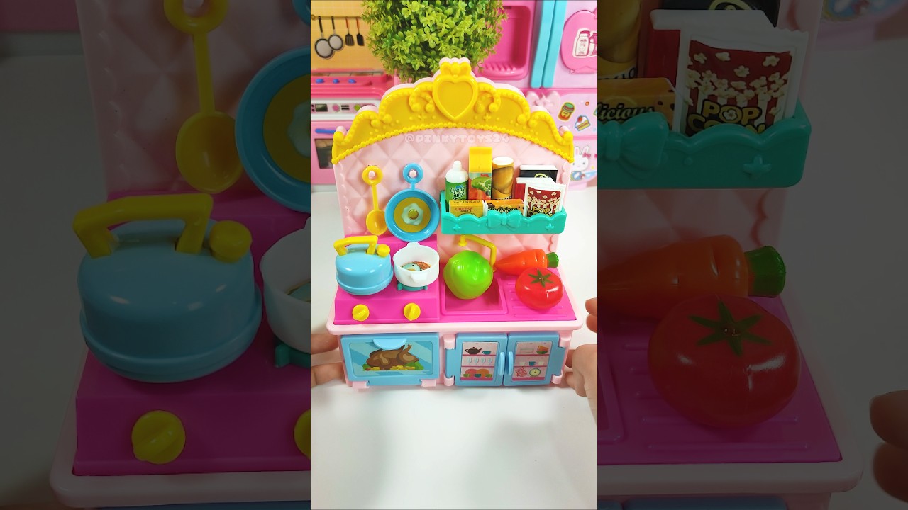Satisfying with Unboxing & Review Miniature Kitchen Set Toys Cooking Video | ASMR Videos