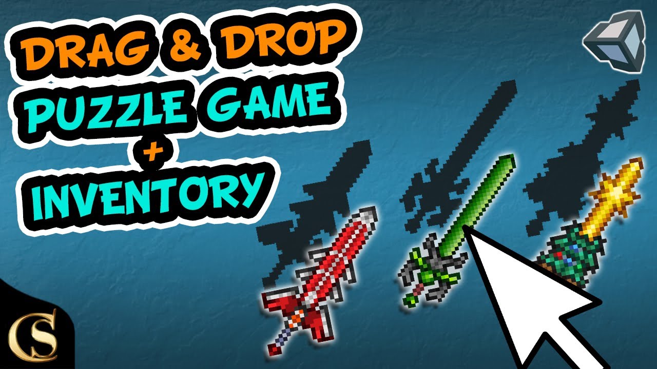 Drag and Drop System in Unity - Puzzle Game Example and Inventory 2021