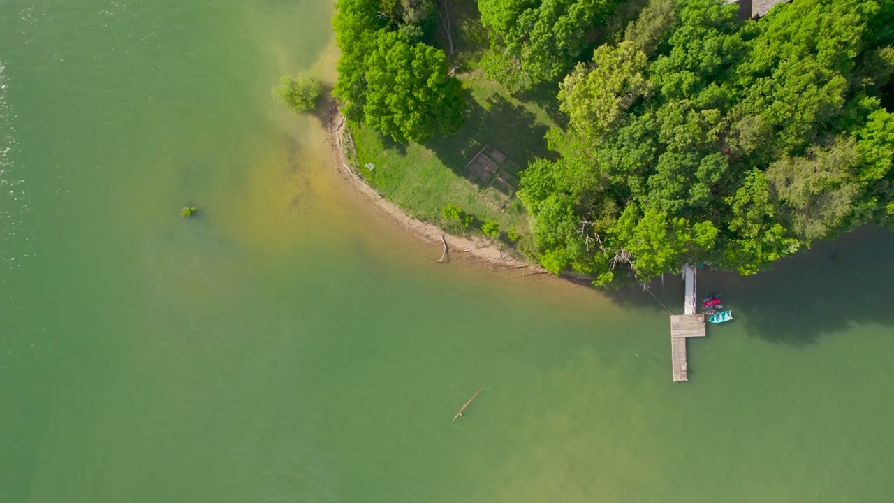 Scenic Drone Footage : Douglas Lake, Tennessee, USA