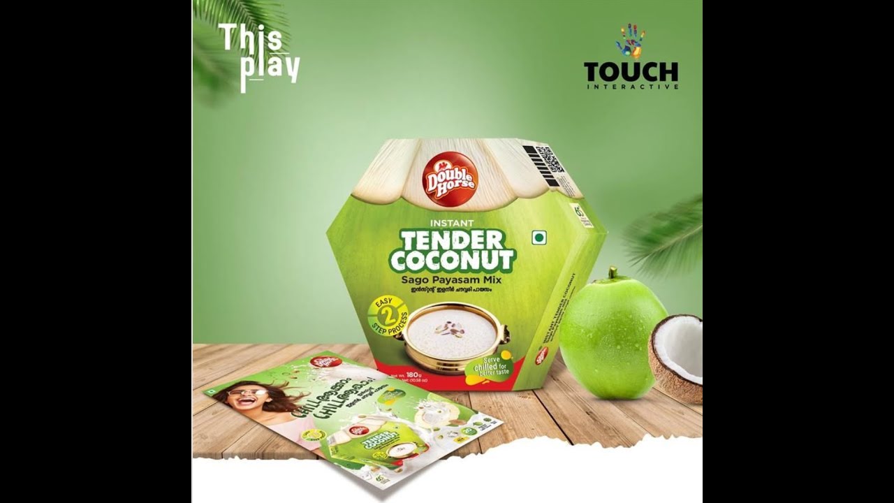 Freshness Meets Tradition! Double Horse Tender Coconut Payasam Mix Packaging design Journey