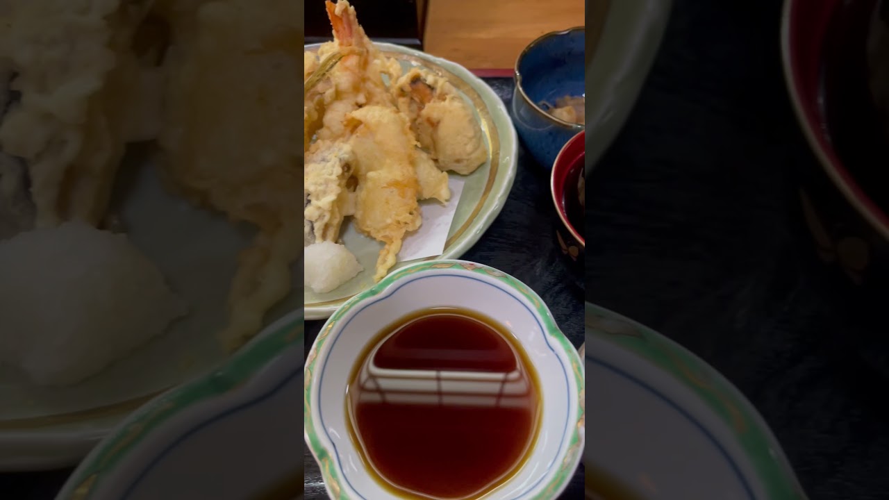 川波　羽生　天ぷら上定食　1600円