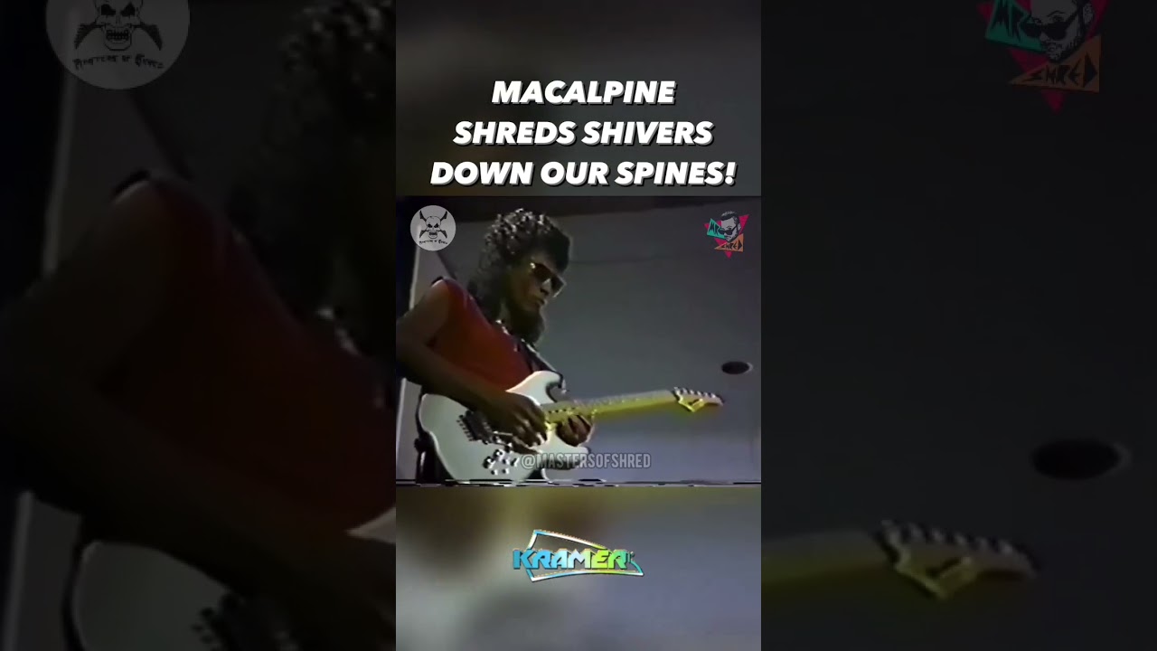 🔥MacAlpine Shreds ON A KRAMER! 🤯🙌🎸🔥 #tonymacalpine #masterofshred #mrshred #kramerguitars