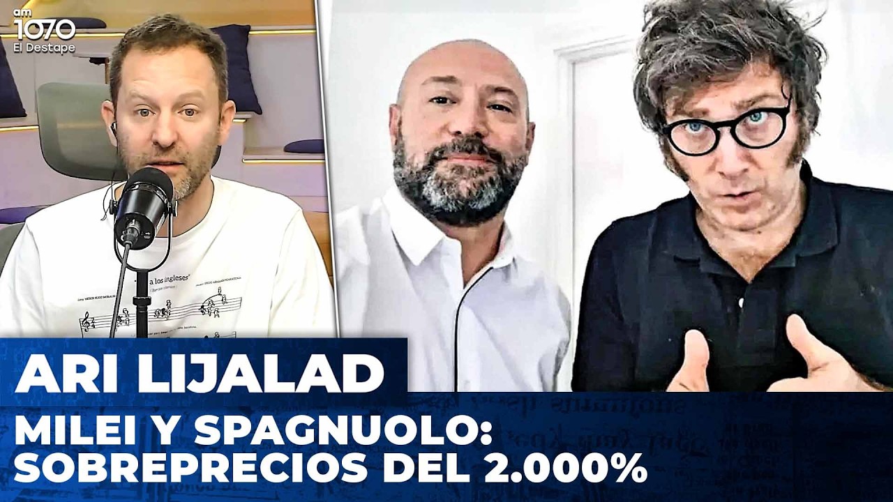 MILEI Y SPAGNUOLO: SOBREPRECIOS DEL 2.000% | El editorial de Ari Lijalad