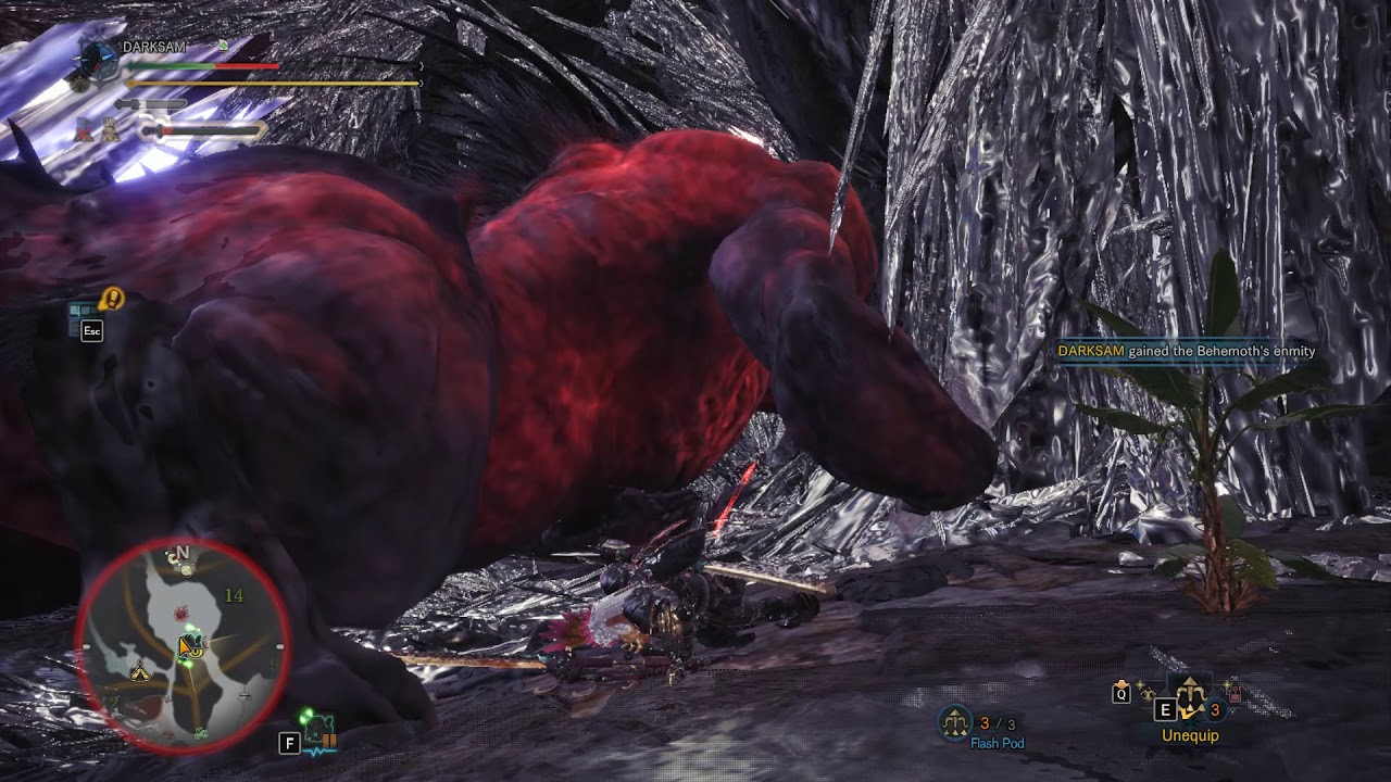 MHW Behemoth Longsword Solo 19'29