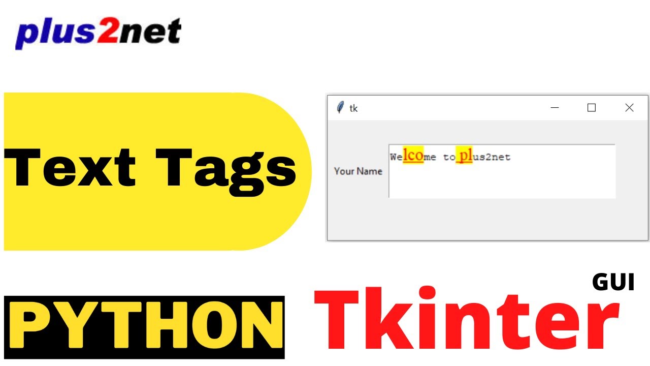 Tkinter text widget adding tags by usign tag_add(), tag_config(),tag_remove() and tag_delete()