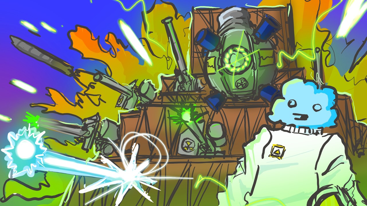 Obliterating Forts with Nuclear Powered Cannons - Forts Modded
