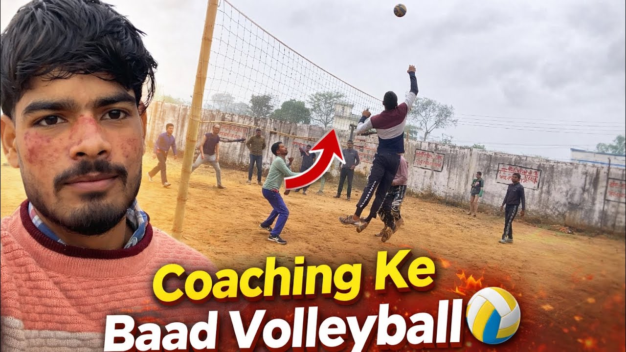 Coaching☠️Ke baad Gaya, volleyball 