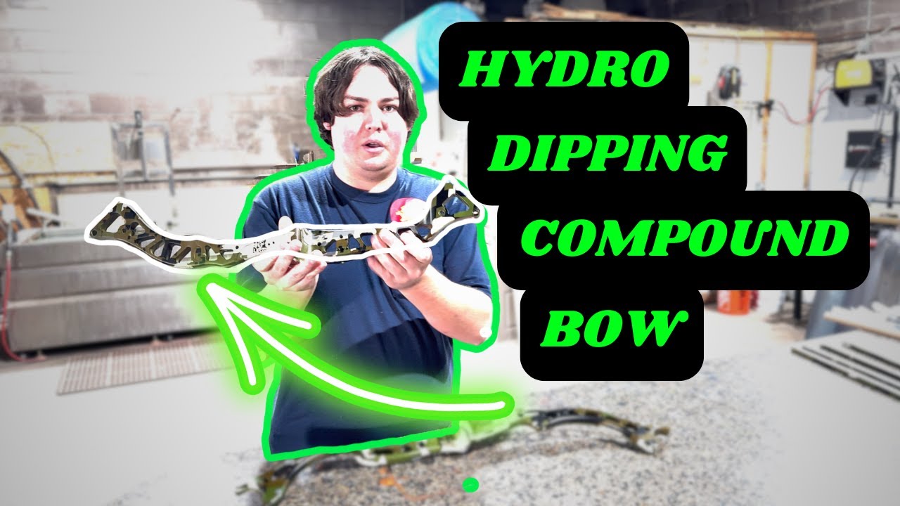 Hydro Dipping a compound bow