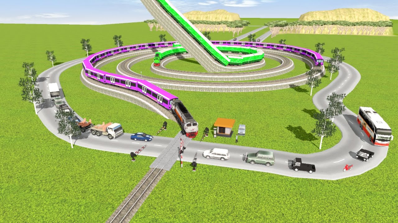 Rel Kereta Api Berbentuk Keong #2