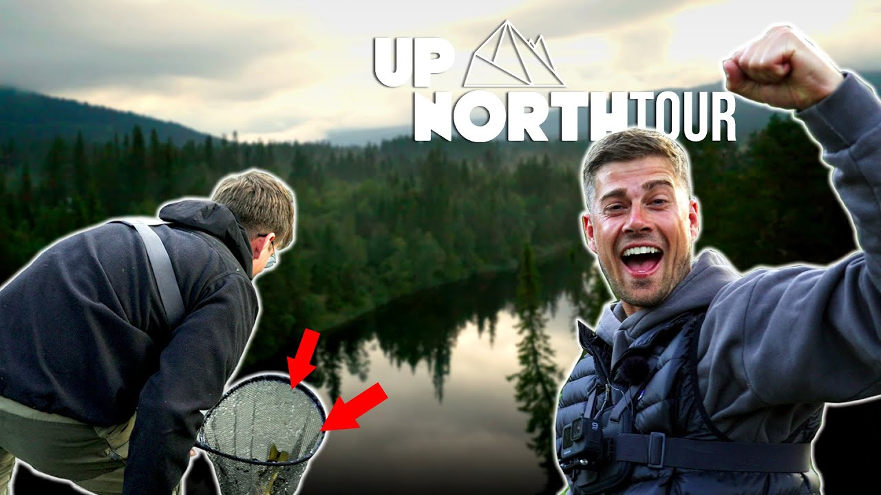 Schwimmen in diesem SCHWEDISCHEN Fluss gro&szlig;e FORELLEN? UPNORTH-Tour (4)