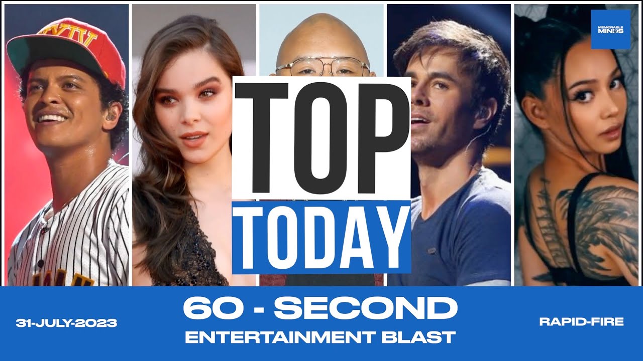 60 Second Entertainment Blast | Quick Update: Today's Celebrity Highlights #shorts #Celebrity News