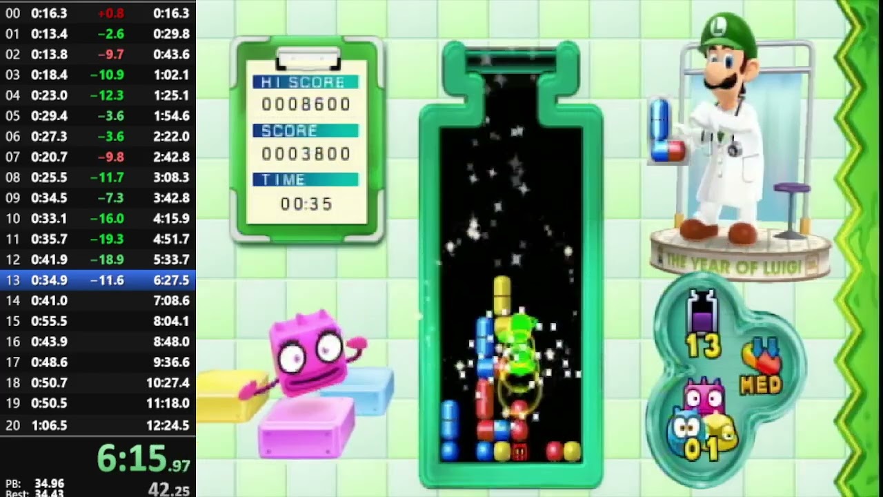 Dr.LUIGI ドクタールイージ Lカプセル Lv00-20 RTA 12:21