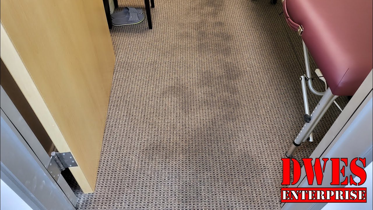 Acupuncture Office Carpet Has Black Stains 😳| Supposedly, The Last Cleaners Did it 🤷🏾‍♂️| #DWES4Life