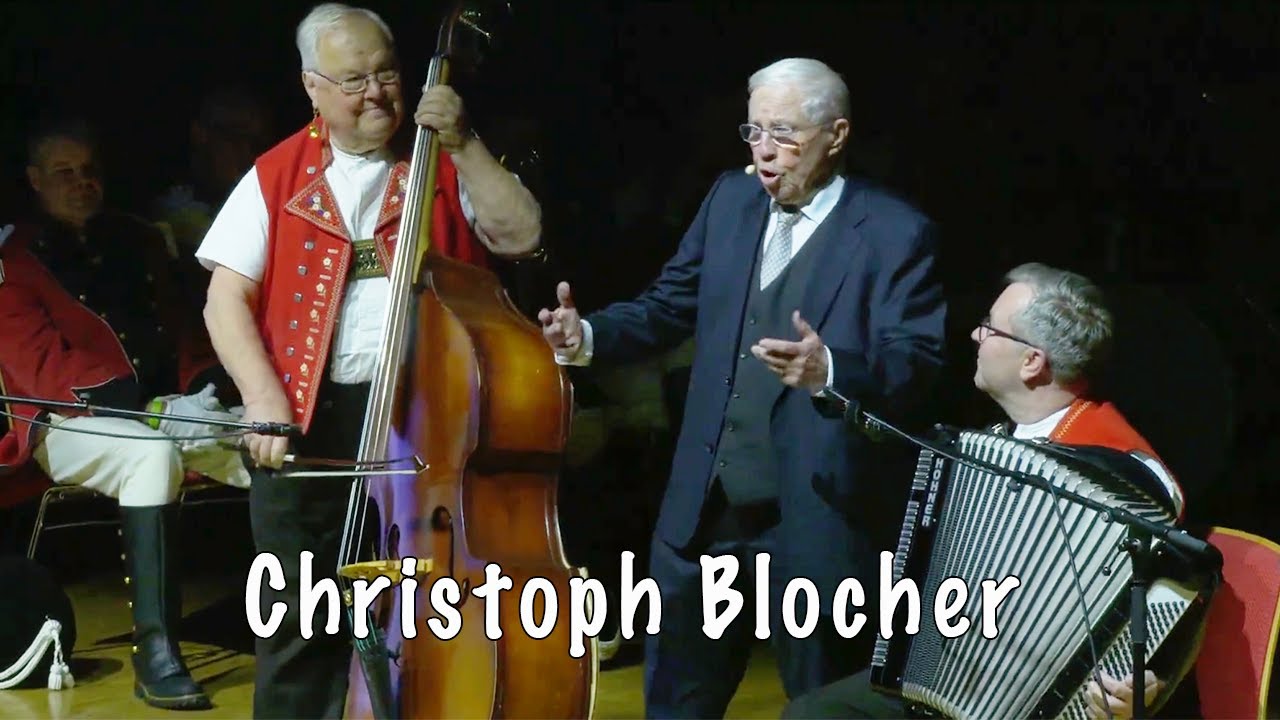 Christoph Blocher singt 