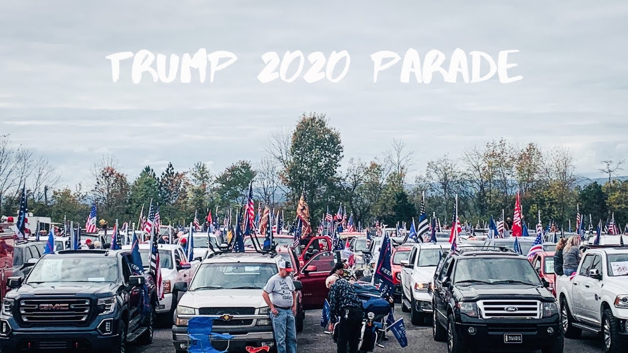 Trump 2020/Back the Blue Peaceful Protest and Parade in Chattanooga, Tennessee