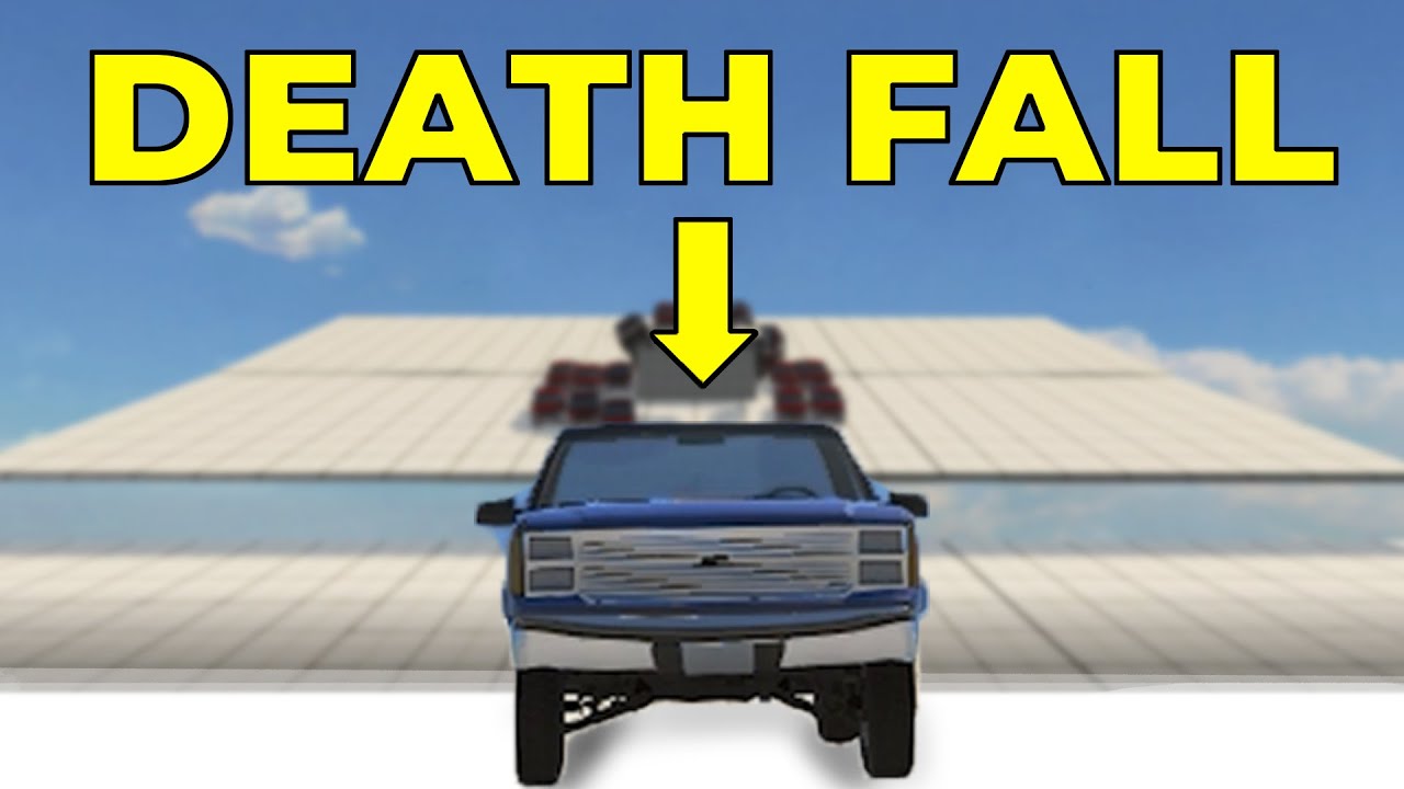 Cars vs Death Fall &ndash; BeamNG.Drive