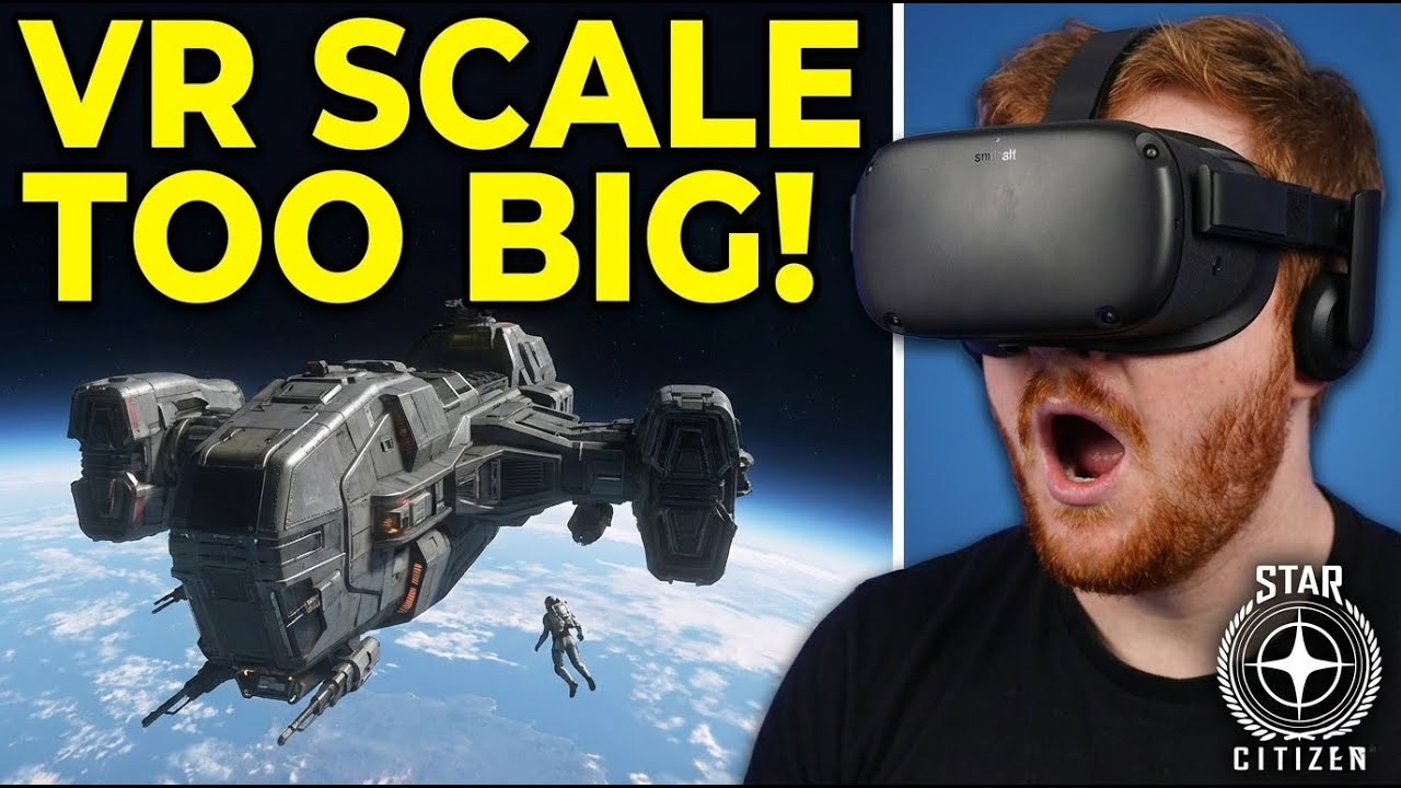 Terrifying my Friend in Star Citizen VR (Aegis Reclaimer Tour)