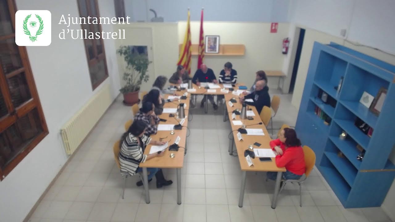 Ple extraordinari urgent 25/02/2026