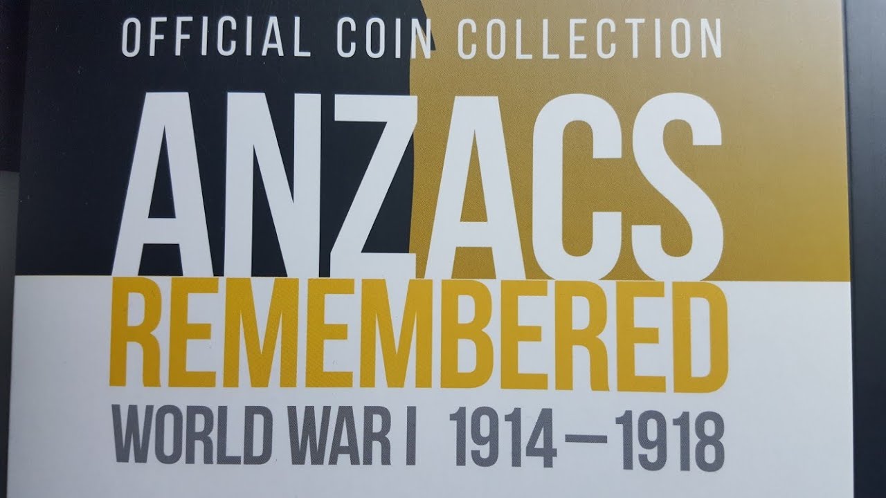 2015 Australian Anzac commemorative coin folder