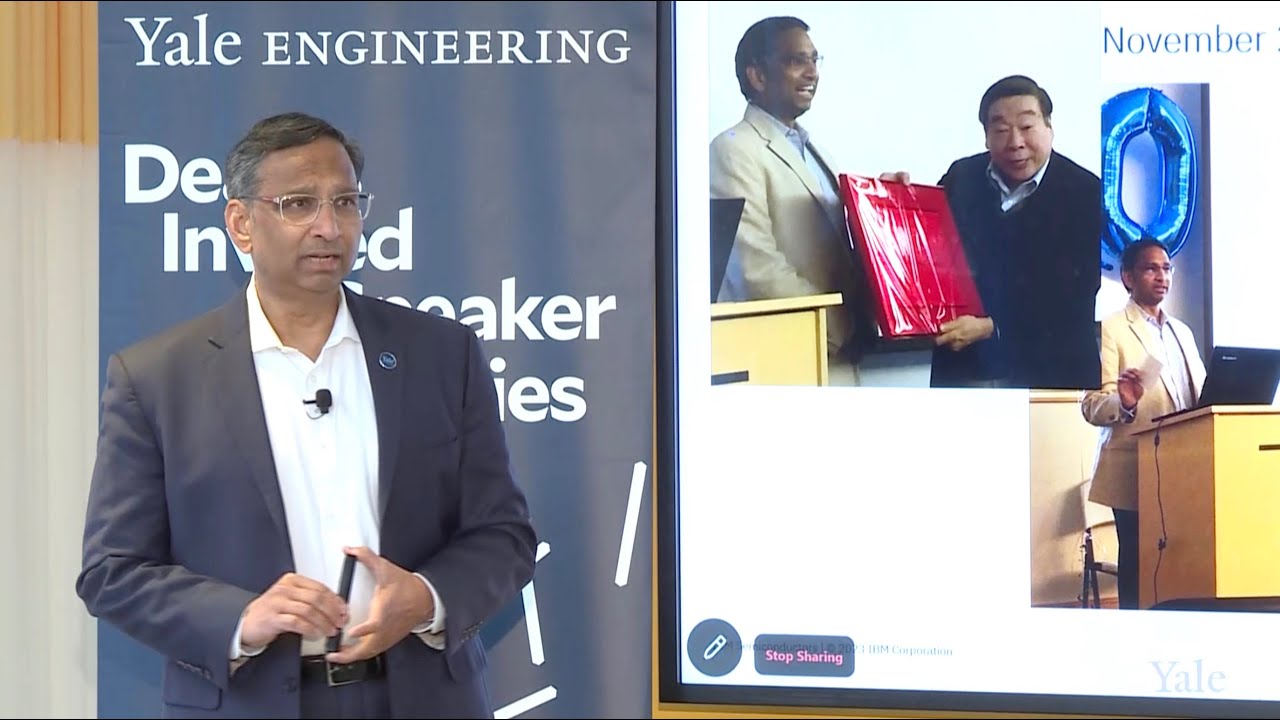 Yale Engineering Dean’s Invited Speaker Series featuring Mukesh Khare, GM and VP, IBM