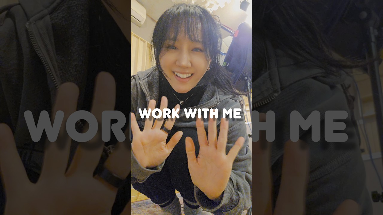 Work with me | 3.5 Hours of productive recording flow at the Studio 🎙️ (Cozy Cafe Beats)