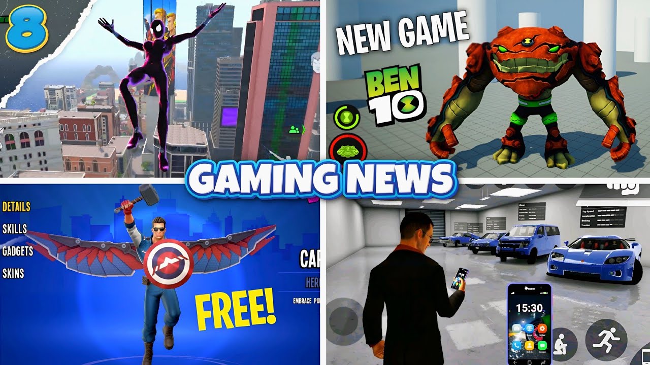 OverPeak New Update, SF3 Captain America CODE, Ben 10 Galvan & More... | Gaming News EP-8 🔥