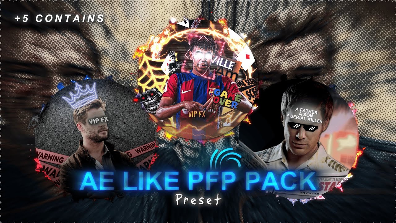 Ultimate PFP Pack 🔥 like @juraijeditzz  x @24KJHONEDITZ  | AE-Inspired Alight Motion Preset