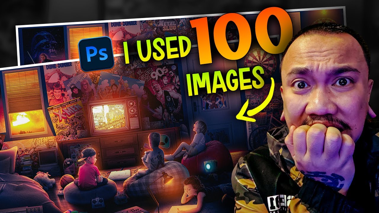Transforming Childhood Memories into Art using Photoshop - Photo Manipulation | Speed Art Tutorial