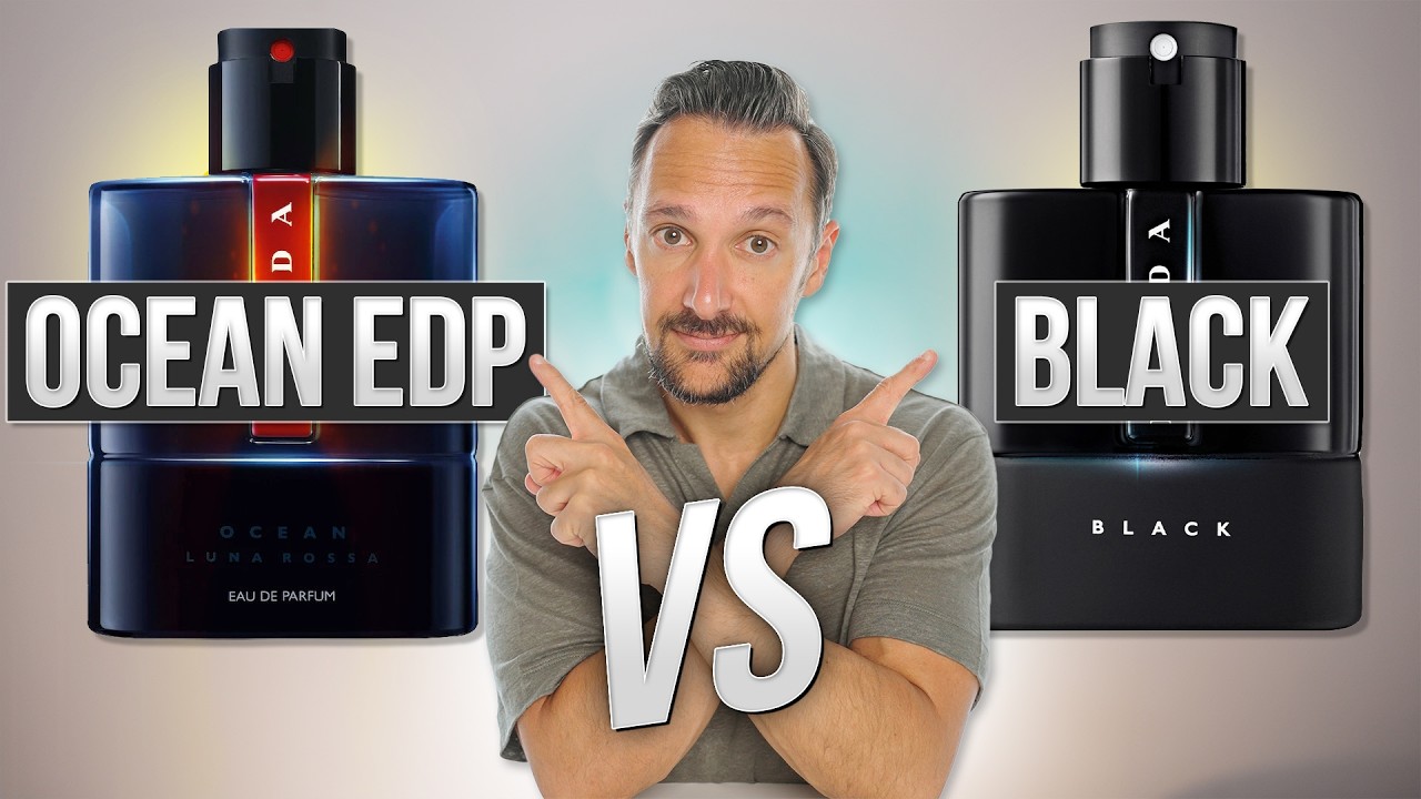 Prada Luna Rossa Ocean EDP vs Black! Full Comparison.
