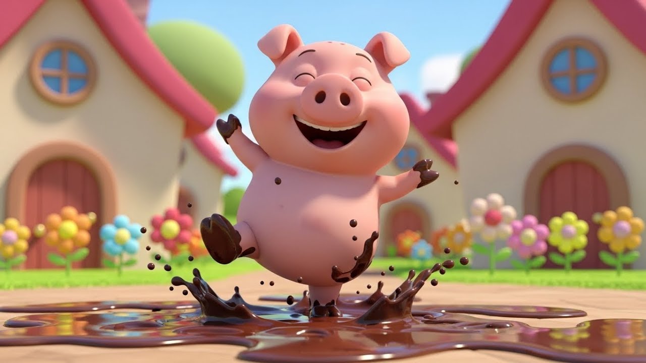 Peppa Pig Saltó a un Charco de Chocolate | Canciones Infantiles y Rimas para Niños