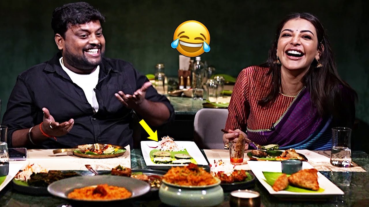 Tasty Teja With Kajal|Tasty Teja Videos|Tasty Teja Eating With Kajal|Kajal Aggarwal Eating Video