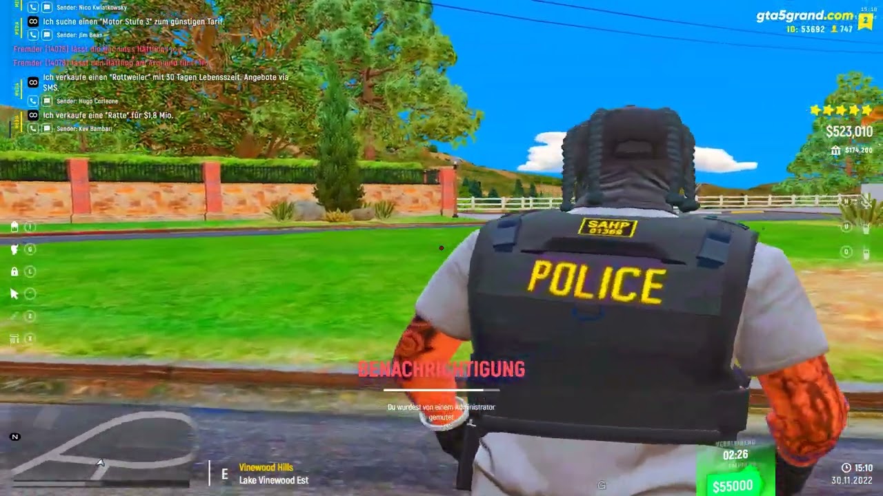 bad cop beleidigt ooc