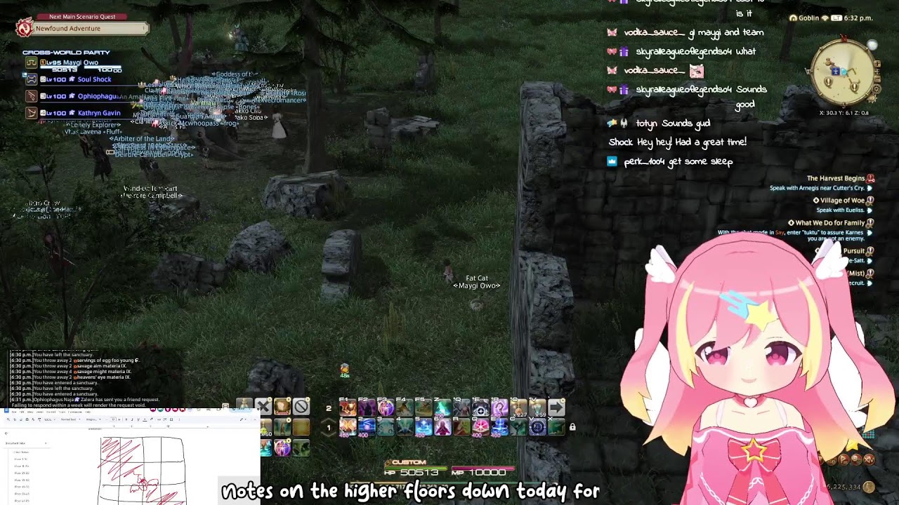 NEW DEEP DUNGEON!! Pilgrim's Traverse Random Party for Guide work【FFXIV】