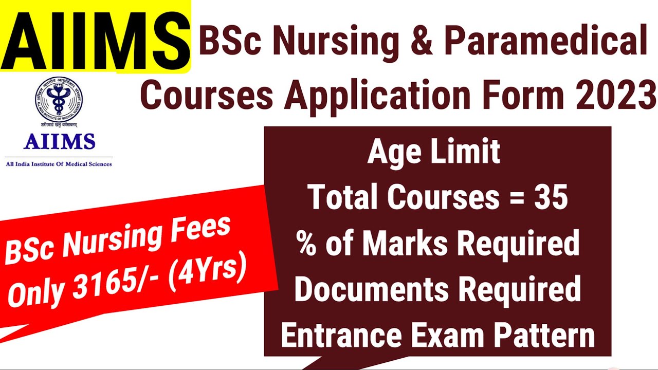 AIIMS Admission 2023 |AIIMS BSc Nursing Admission 2023|How To Fill AIIMS BSc Nursing Application2023