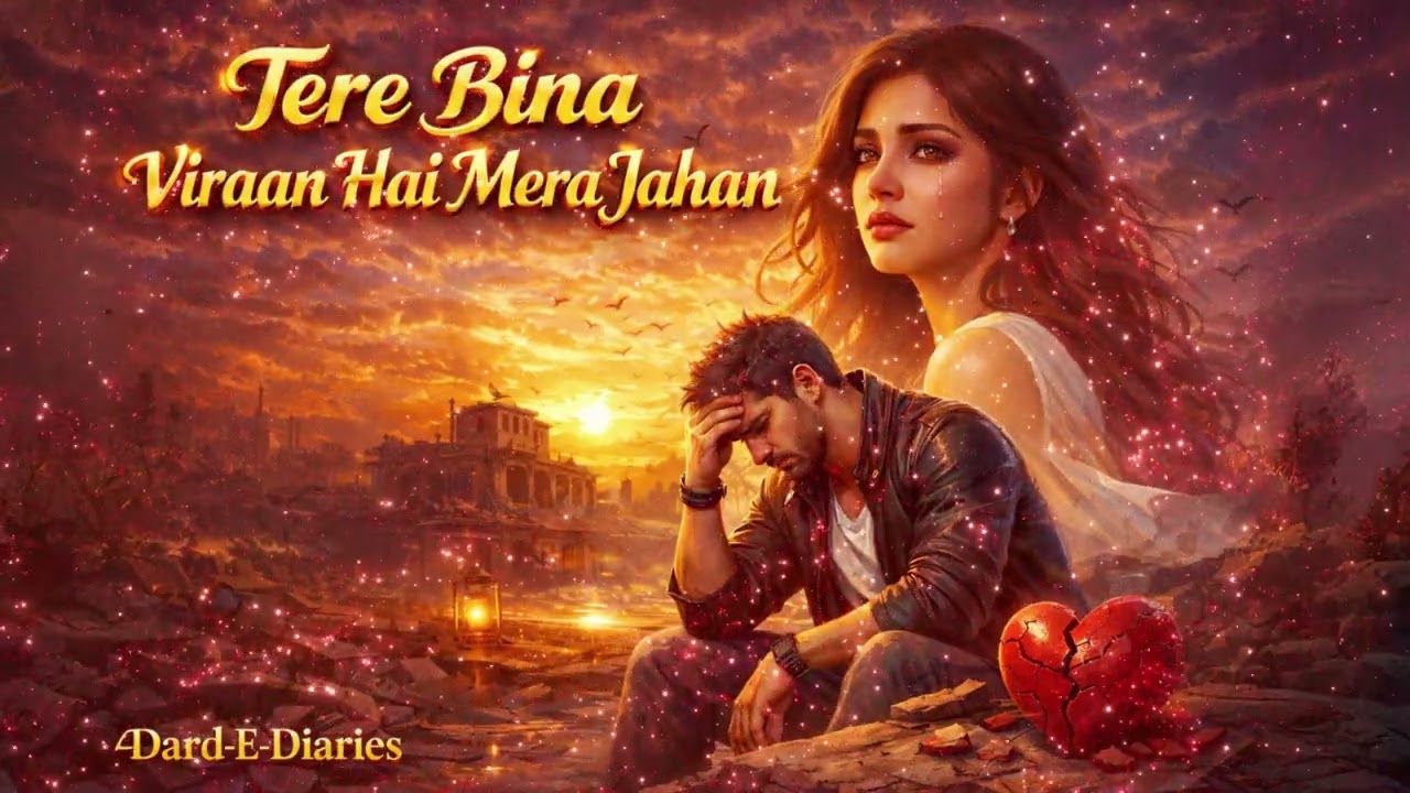 Tere Bina Veeran Hai Mera Jahan | Heart Touching Sad Romantic Song | Emotional Love Story#song #sad