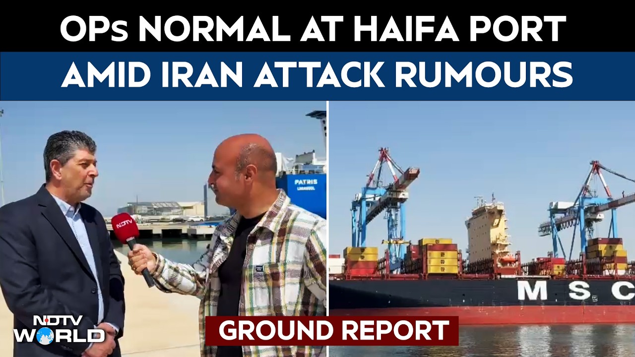 Haifa Port News | Ground Report: Ops Normal At Israel's Haifa Port Amid Iran Attack Rumours