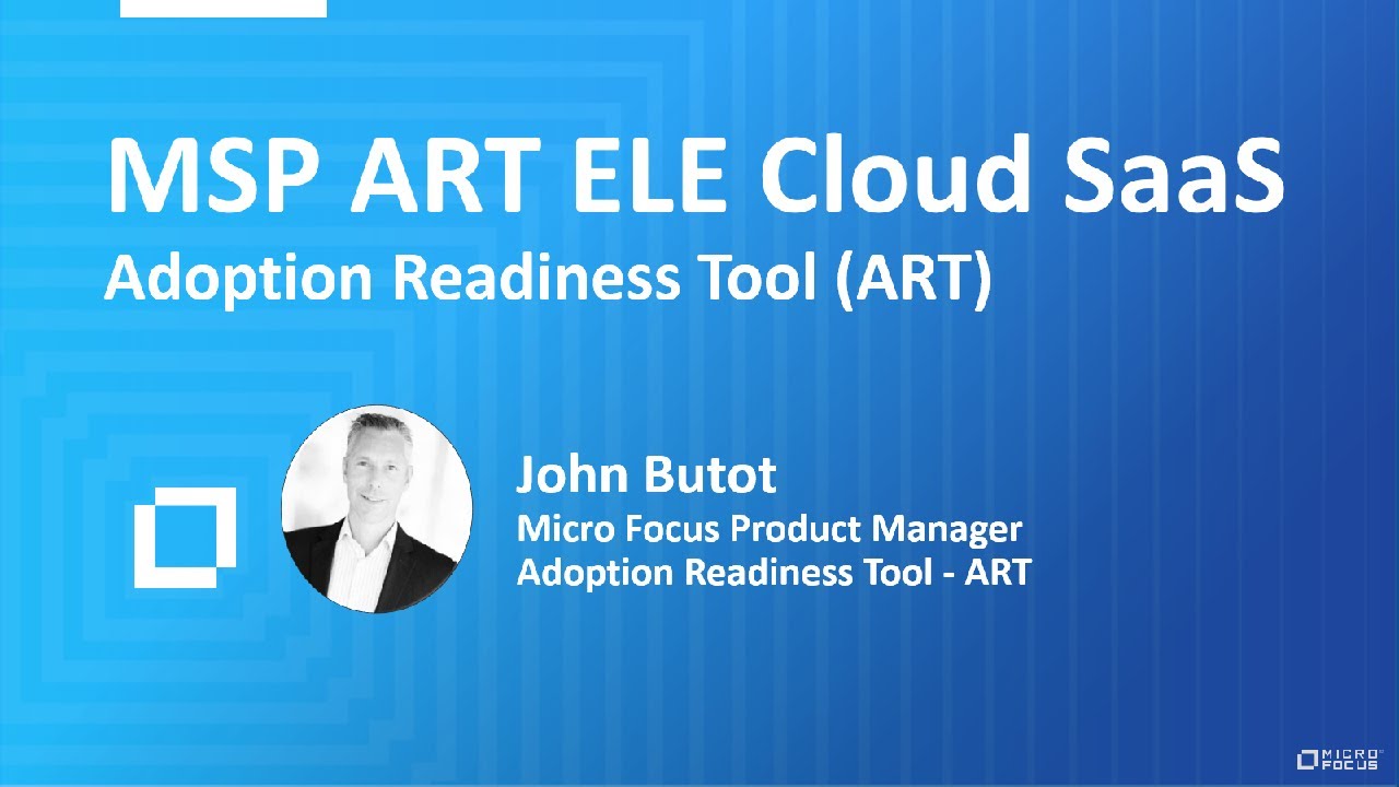 Micro Focus MSP ART ELE Cloud Solution for Service Providers