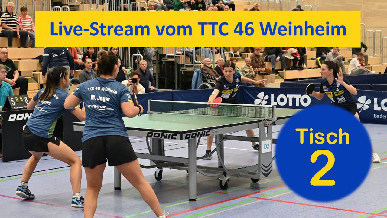 TTC 46 Weinheim – TSV Dachau (1. BL) - Tisch 2
