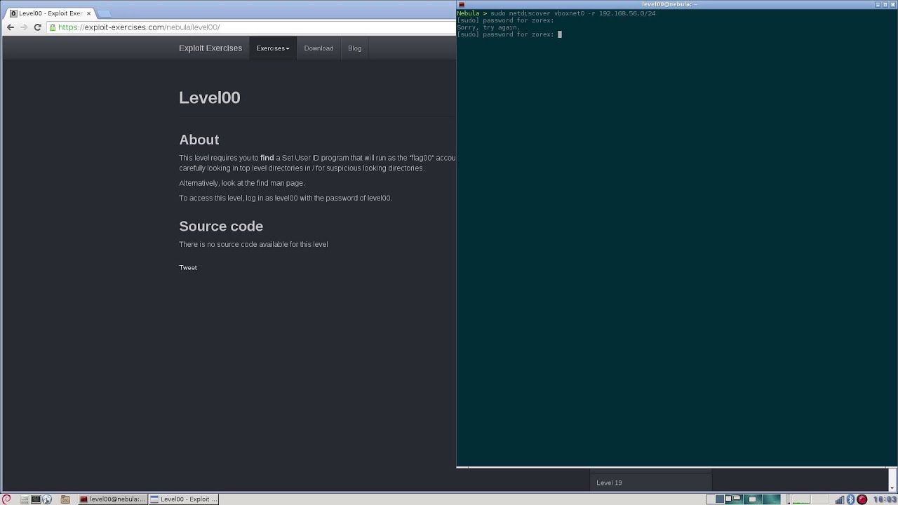 Exploit Exercises - Nebula (Level 00)