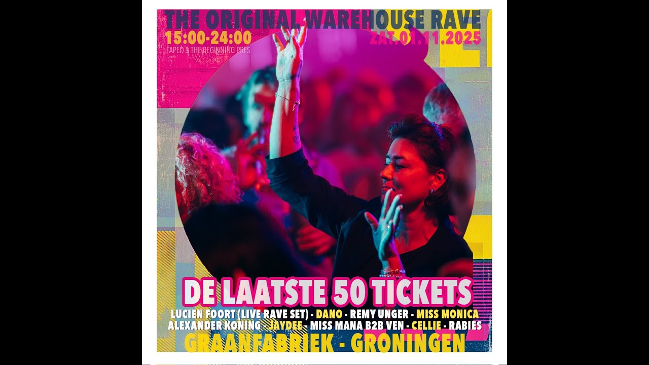 live-set by Lucien Foort @ the ORIGINAL  WAREHOUSE RAVE 1/11/25 Groningen