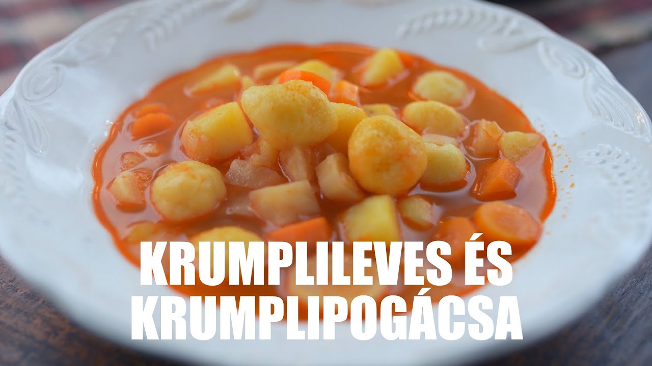 Krumplileves és krumplipogácsa Borbás Marcsi konyhájából